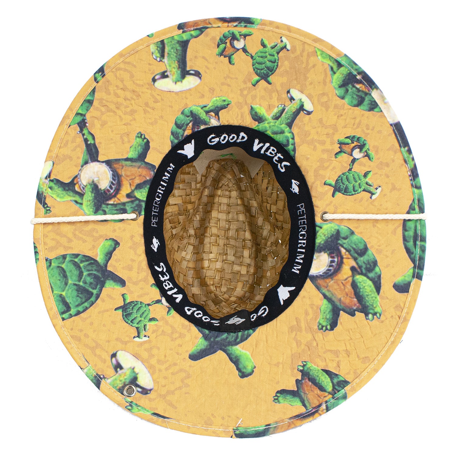 Dancing Turtles Wide Brim Sun Lifeguard Hat Doba